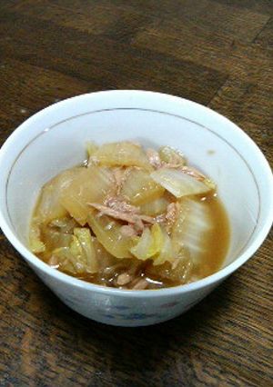 白菜とツナの簡単煮物-レシピのメイン写真