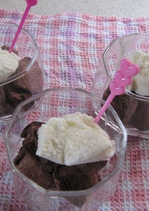 カリカリチョコパンにバニラアイス-レシピのメイン写真
