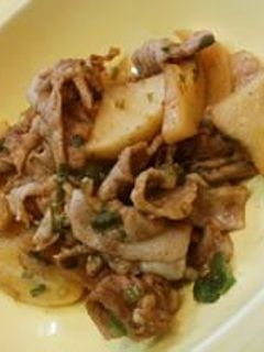 たくあんと豚肉の炒め物-レシピのメイン写真