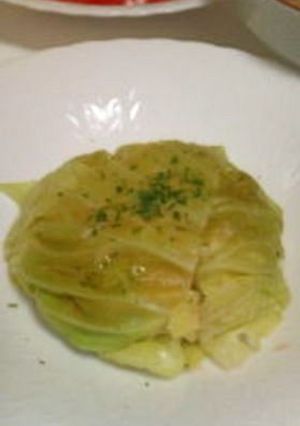 簡単☆ツナとキャベツだけ重ね蒸し-レシピのメイン写真