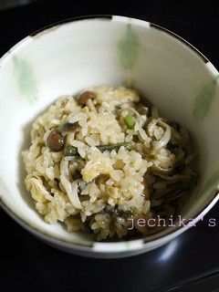 レンジで山菜おこわ-レシピのメイン写真