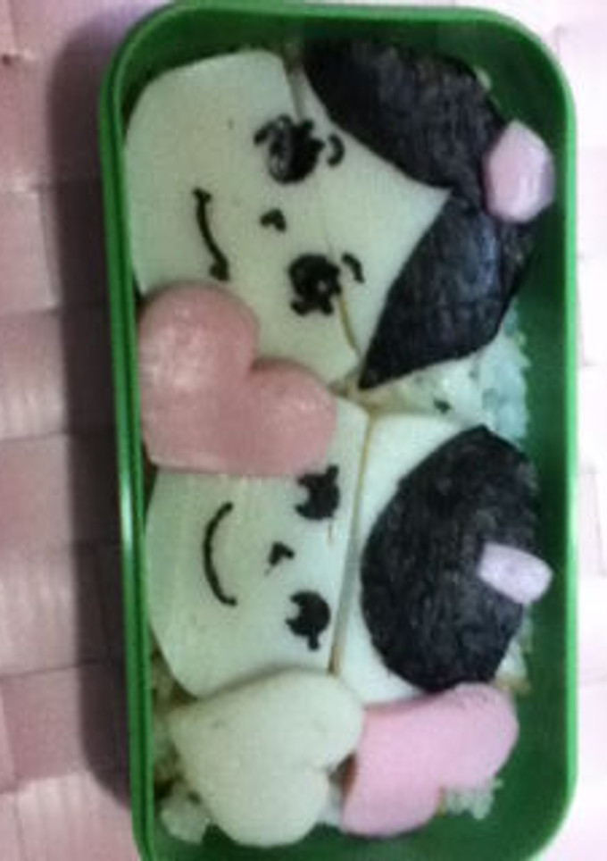 おひなさまをかまぼこで四切れで！-レシピのメイン写真
