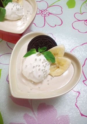 ふんわり☆ヨーグルトバナナムース-レシピのメイン写真