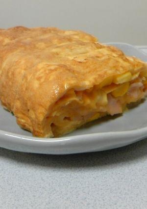 子供が大好きチーズハムコーン卵焼き★-レシピのメイン写真