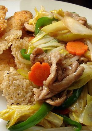 米せんべいのあんかけ-レシピのメイン写真