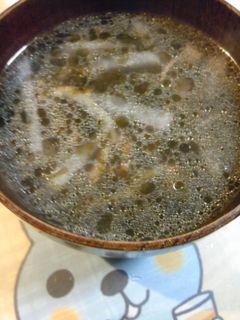 韓国のりのスープ-レシピのメイン写真