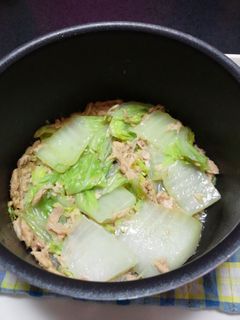 白菜とツナの簡単鍋-レシピのメイン写真