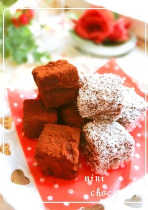ひとくち❤カステラでチョコケーキ❤-レシピのメイン写真