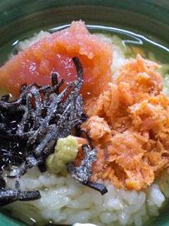 簡単! 「海の幸お茶漬け」 ♪♪-レシピのメイン写真