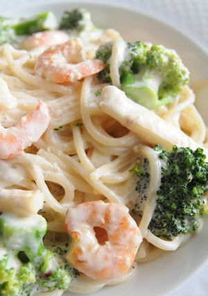 エビとイカのクリームチーズパスタ-レシピのメイン写真