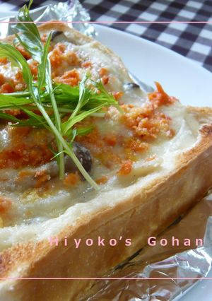 簡単♪鮭としめじのパンケースグラタン♪-レシピのメイン写真