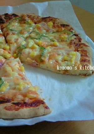 ホットケーキミックスで☆簡単ピザ-レシピのメイン写真