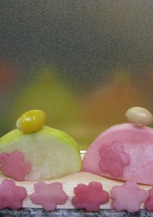 雛祭り押し寿司の飾り-レシピのメイン写真