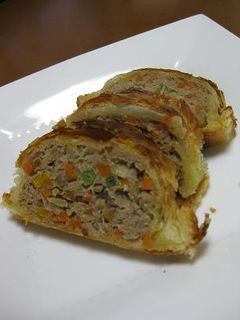 野菜たっぷり!ミートローフのパイ包み-レシピのメイン写真