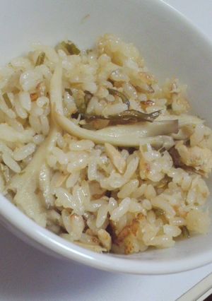 ★舞茸&シーチキン&塩昆布の炊き込みご飯-レシピのメイン写真