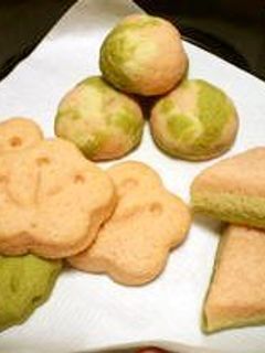 ひなまつり★桃の花 菱餅 三色クッキー-レシピのメイン写真