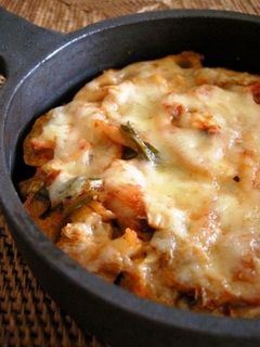 れんこんと長ネギのキムチチーズ焼き-レシピのメイン写真