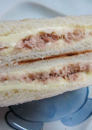 食パンでツナとじゃがいものサンドウィッチ-レシピのメイン写真