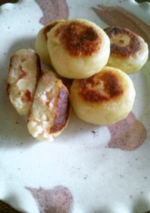 鮭マヨあん入りじゃがいも饅頭-レシピのメイン写真
