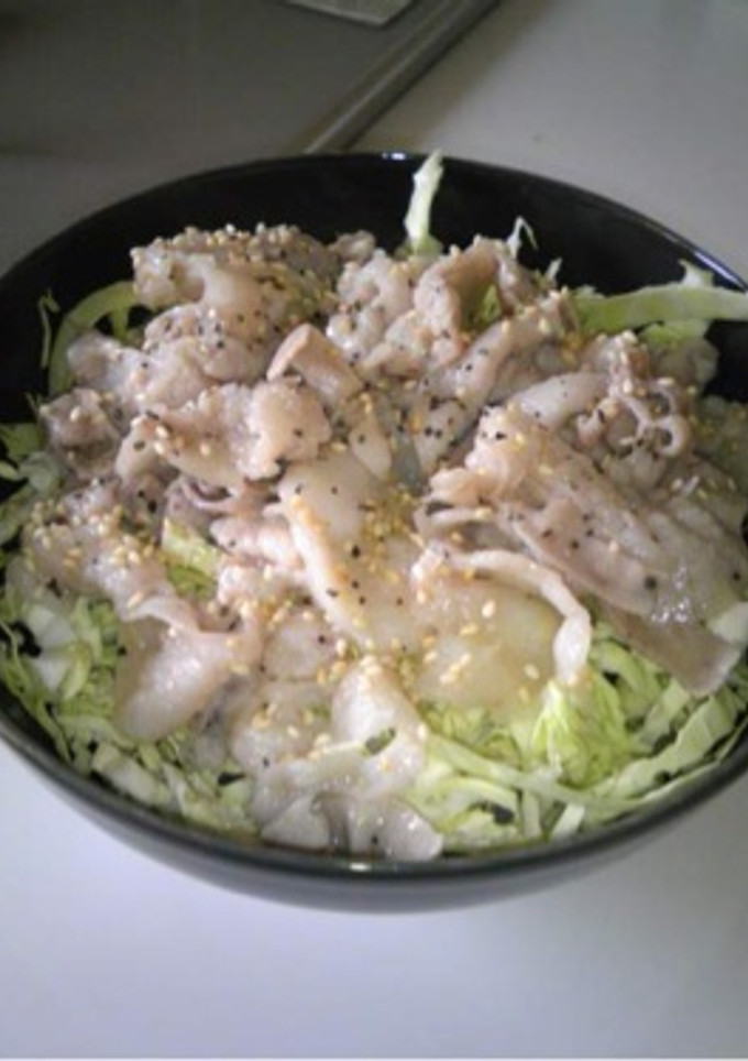 市販のたれを使って簡単♪塩焼肉ぶた丼-レシピのメイン写真