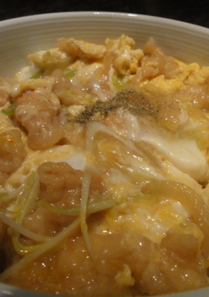 残った揚げ物で、簡単！！丼ぶり～♪-レシピのメイン写真
