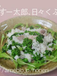 菜の花と塩麹豚のちらし鮨-レシピのメイン写真
