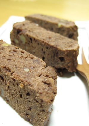 HBで甘さ控えめココアケーキ♪-レシピのメイン写真