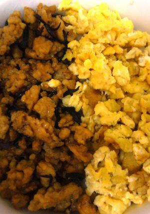 簡単☆我が家の２色丼♪-レシピのメイン写真