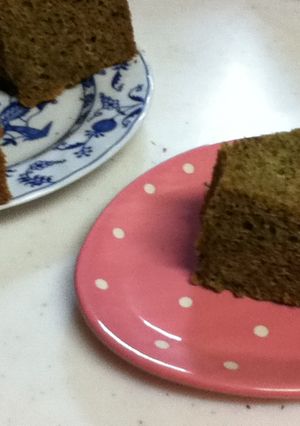 ホットケーキミックス抹茶のシフォンケーキ-レシピのメイン写真