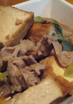 厚揚げで肉豆腐-レシピのメイン写真