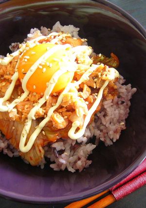 キムチ鮭フレ丼☆-レシピのメイン写真