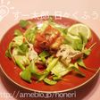 キムチとレモンが絶妙、残り野菜の炒め物