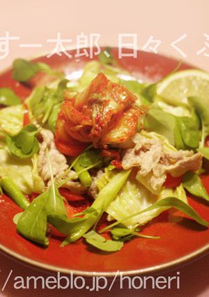 キムチとレモンが絶妙、残り野菜の炒め物-レシピのメイン写真