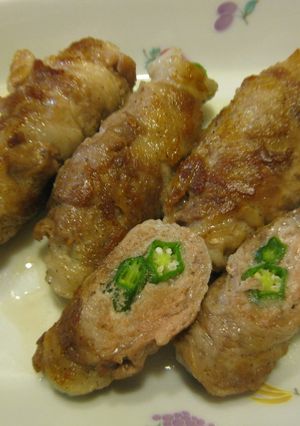 ミニオクラの肉巻き-レシピのメイン写真