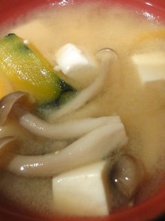 ほっこり甘い♪かぼちゃの味噌汁-レシピのメイン写真
