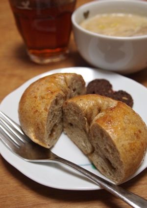 オニオンとチーズのベーグル♪-レシピのメイン写真