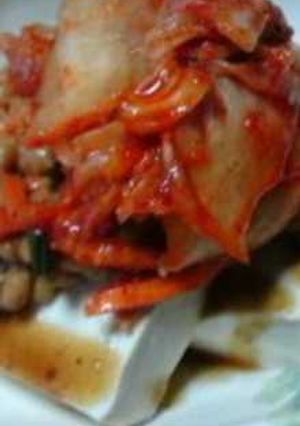 簡単!キムチ納豆腐-レシピのメイン写真