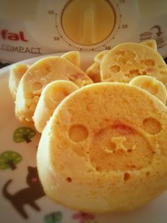 ホットケーキミックスdeカレー蒸しパン-レシピのメイン写真