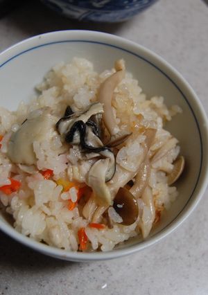 牡蠣の炊き込みごはん-レシピのメイン写真