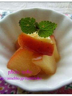 *りんごの甘煮 バター風味*-レシピのメイン写真