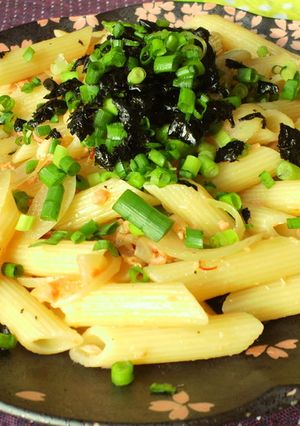 アスパラと鮭のペペロンチーノ-レシピのメイン写真