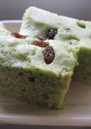 レンジでふんわり小松菜とバナナの蒸しパン-レシピのメイン写真