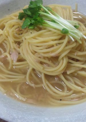 簡単☆ツナのスープスパ-レシピのメイン写真