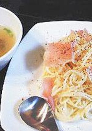 ピリッと♪生ハムのチーズパスタ-レシピのメイン写真