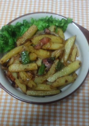 ジャーマン＊ポテト(カレー味）-レシピのメイン写真