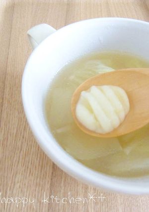 簡単お腹いっぱい主食スープ＊ふわとろ餅-レシピのメイン写真