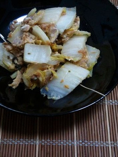 白菜とツナの中華風(塩こんぶ風味)-レシピのメイン写真