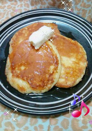 ★手作りちーずでパンケーキ★-レシピのメイン写真