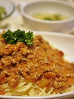 ♪野菜ジュースで作るミートソース♪-レシピのメイン写真