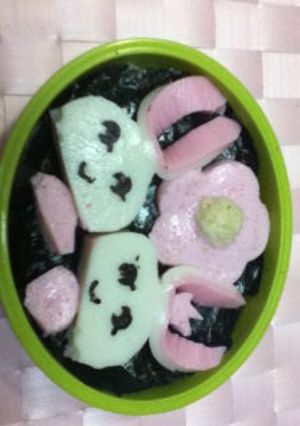 ひな祭りに、うさお雛様キャラ弁当-レシピのメイン写真